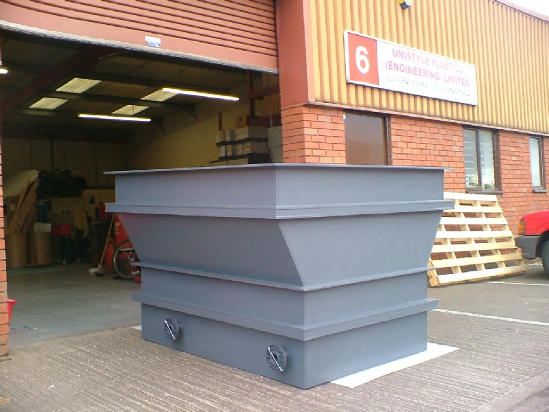 Grey UPVC Holding Tank